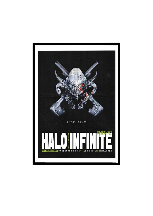 LVT x Lies Halo Infinite Tournament Poster 16x20